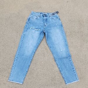 Tractr Blue Straight Leg Jeans Modern Casual